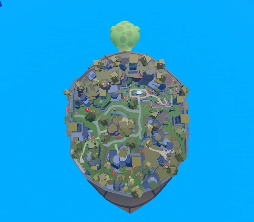 Floating Turtle — Blox Fruits island