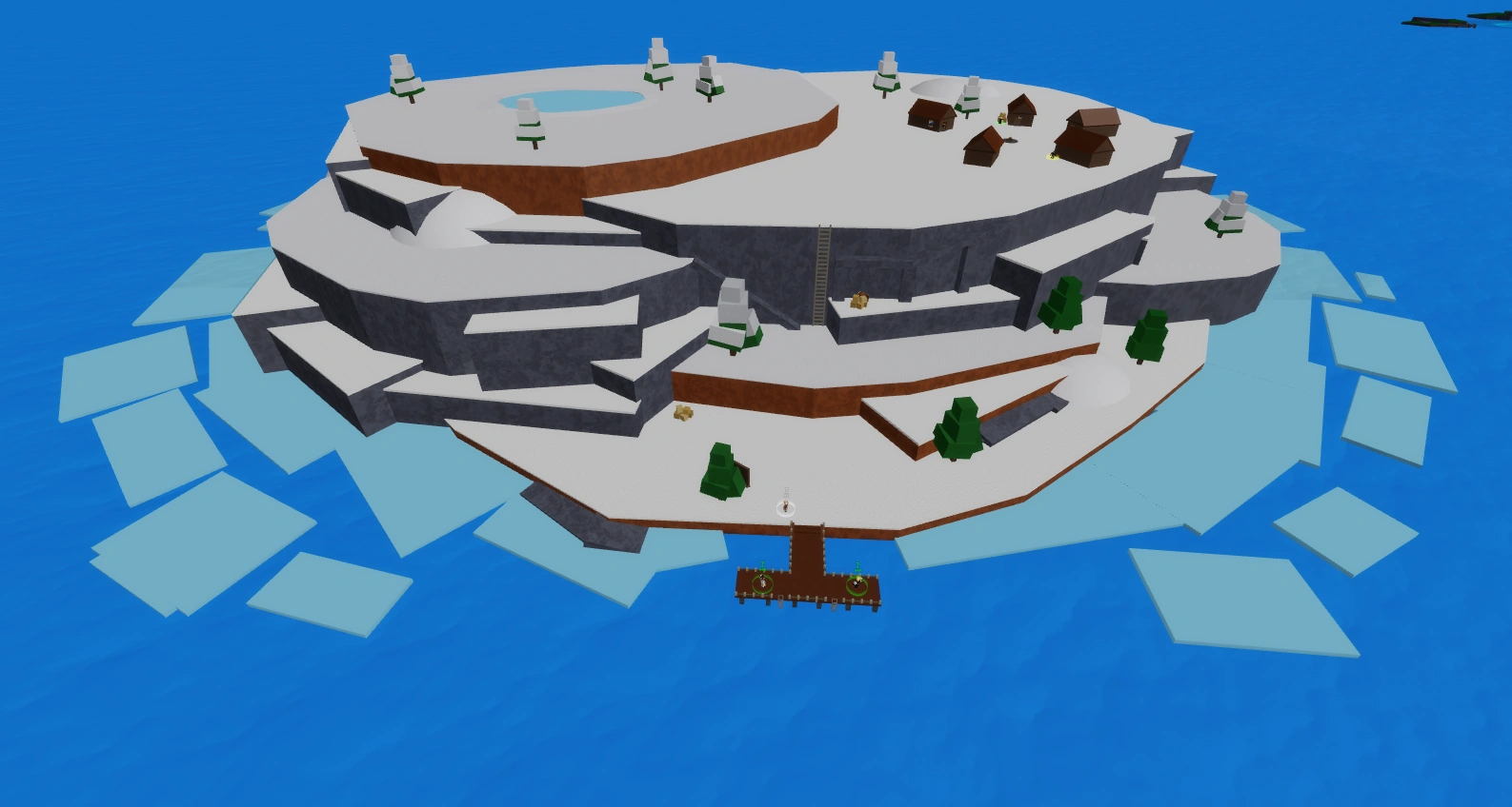 Frozen Village — Blox Fruits island