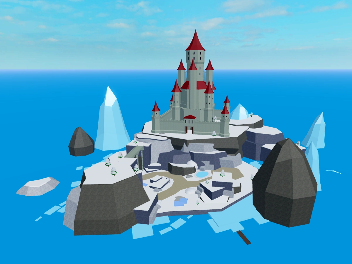 Ice Castle — Blox Fruits island