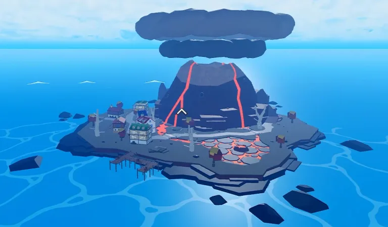 Magma Village — Blox Fruits island