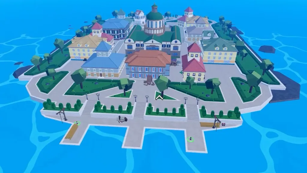 Middle Town — Blox Fruits island