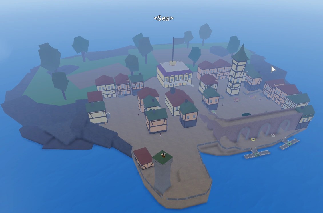 Pirate Village — Blox Fruits island