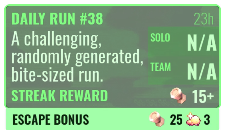 Daily Runs, a place in DOORS
