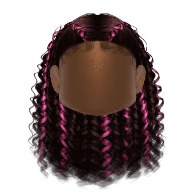 Curly Cascade Hair