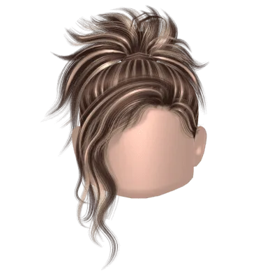 Loose Top-Knot Hair