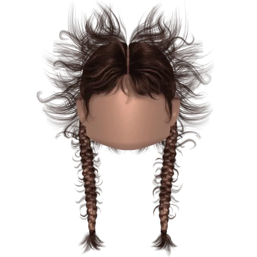 Messy Pigtails Hair