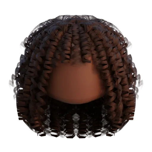Ringlet Crown Hair