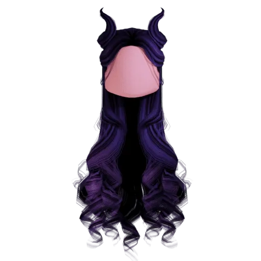 Sculpted Horn Curls Hair
