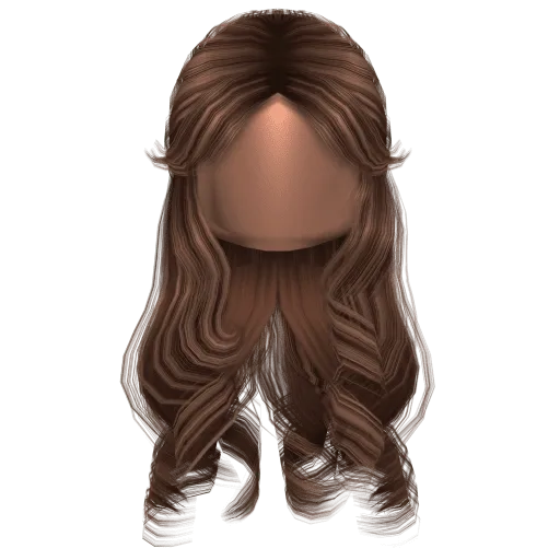 Swept Back Wavy Hair