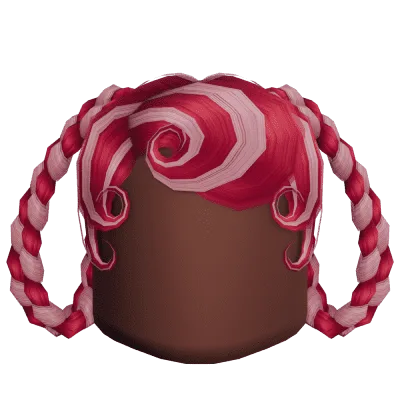 Swirled Hoop Braids Hair