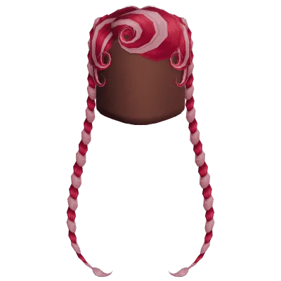 Swirled Pigtails Hair
