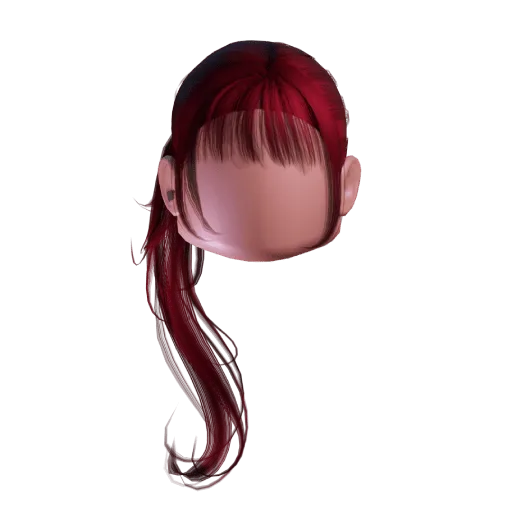 Thin Side Ponytail Hair