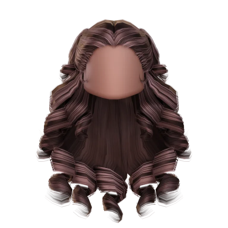 Voluminous Half-Up Waves Hair