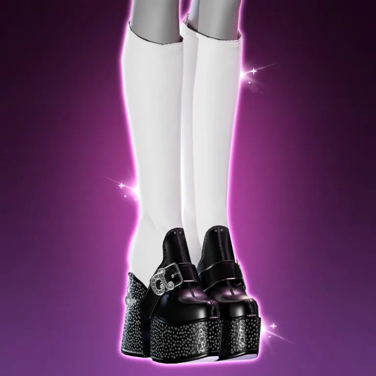 Buckle Glam Boots in Dress To Impress