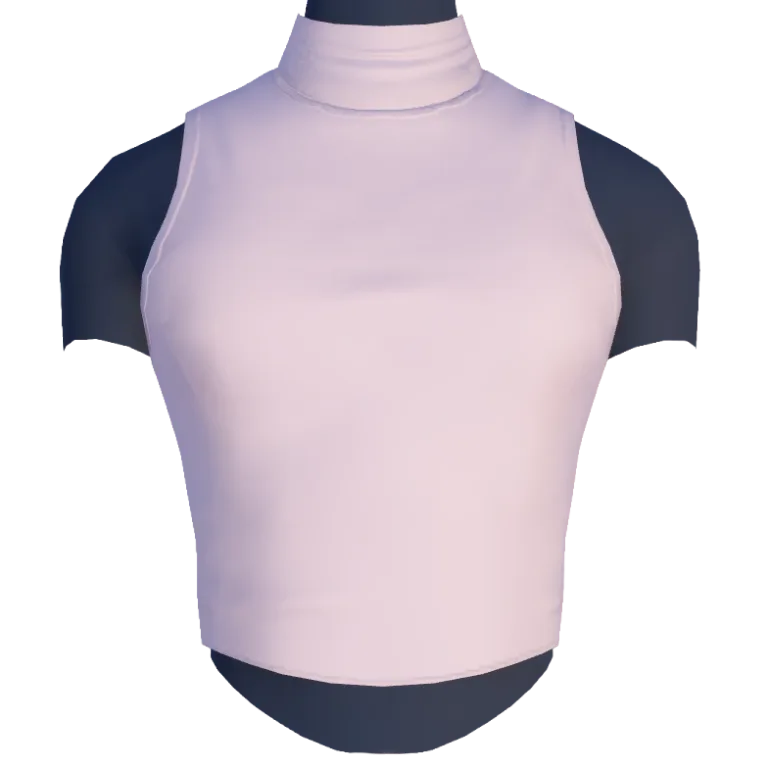 Cropped Turtle Neck