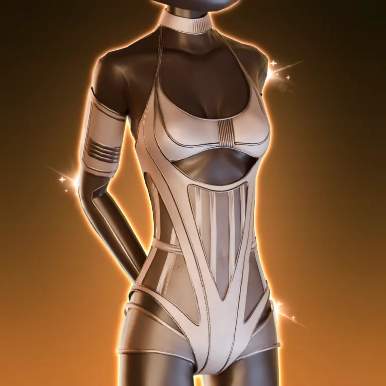 Cyber Bodysuit Set