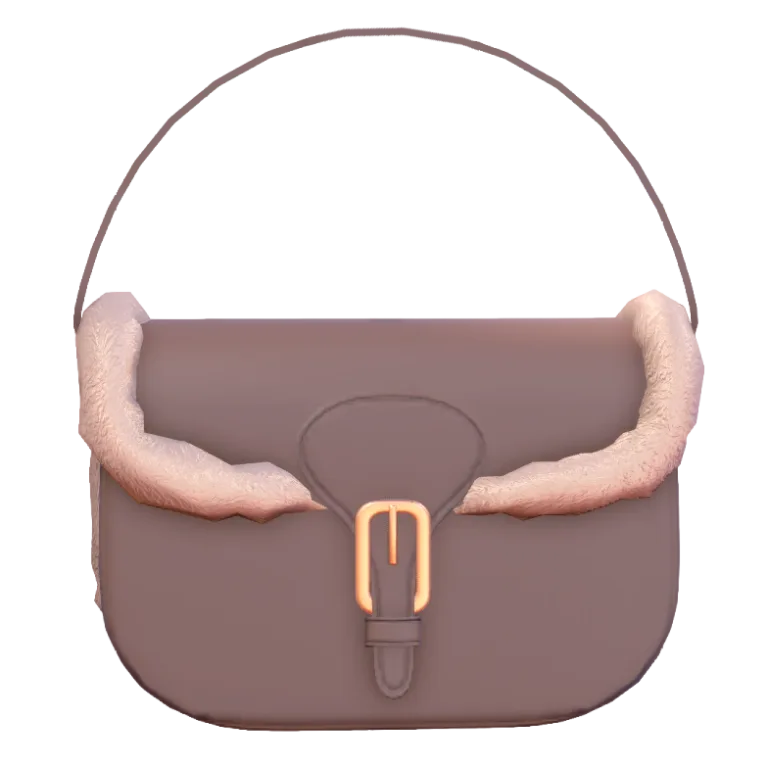 Fur Trim Bag