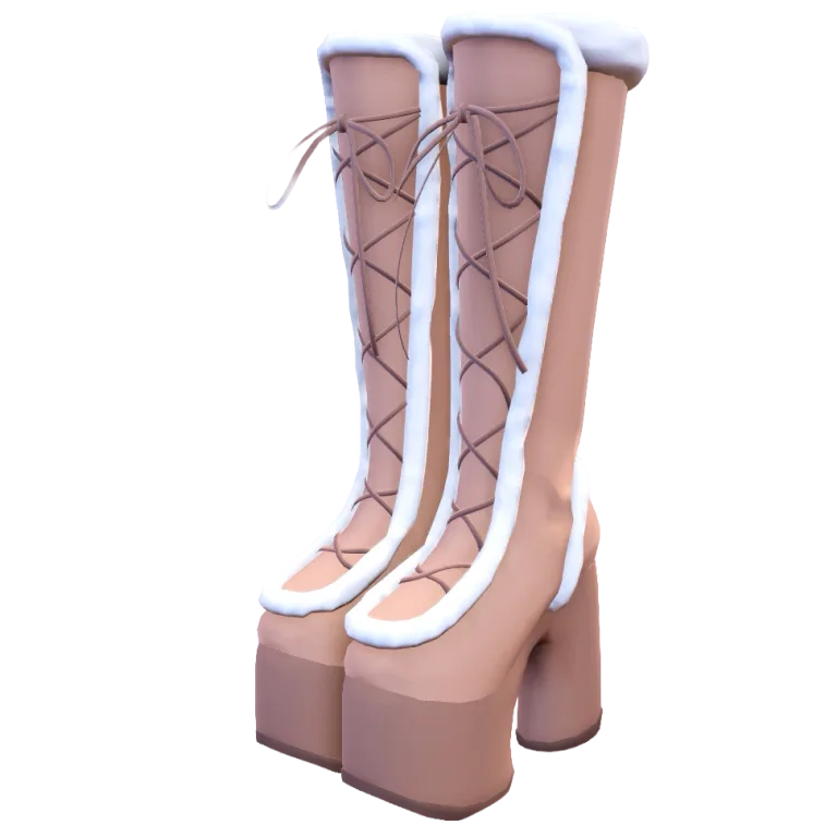 Fur Trim Boots