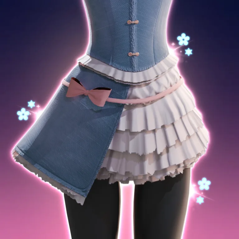 Himekaji Denim Skirt