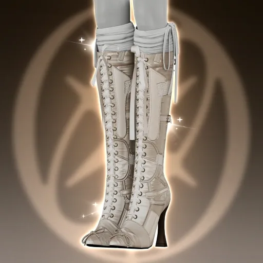 KATSEYE Pinky Up Boots