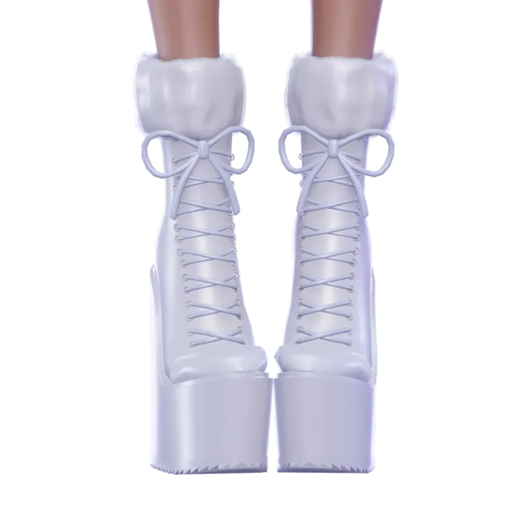 Lace-Up Platform Boots