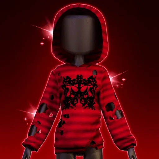 Ripped Graphic Hoodie