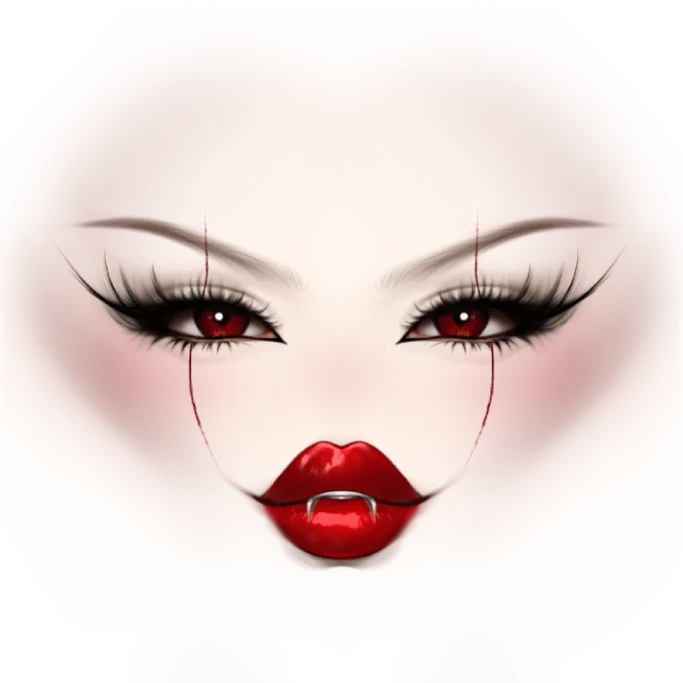 Creepy Clown Makeup