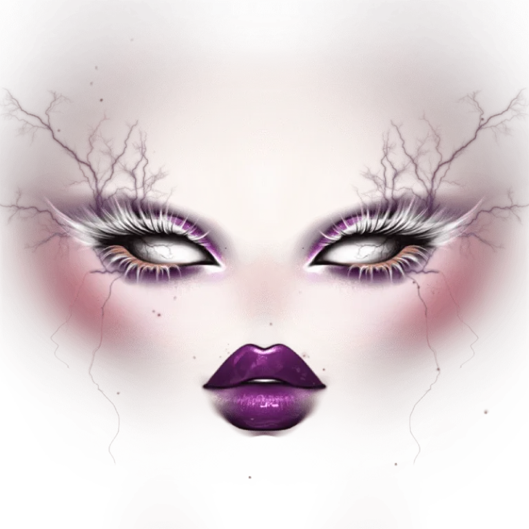 Electric Monster Makeup