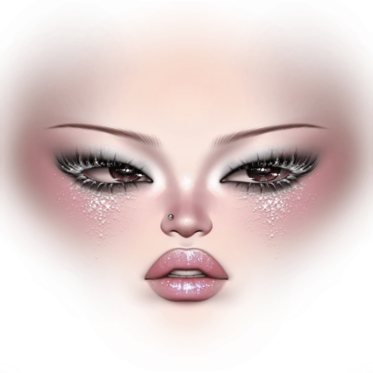 Glitter Winter Makeup