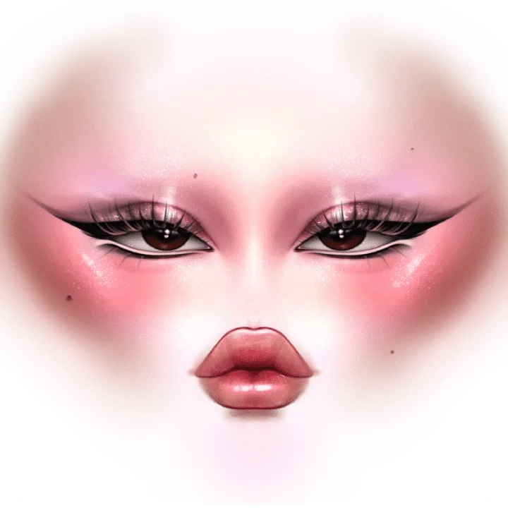 Pink Contour Makeup