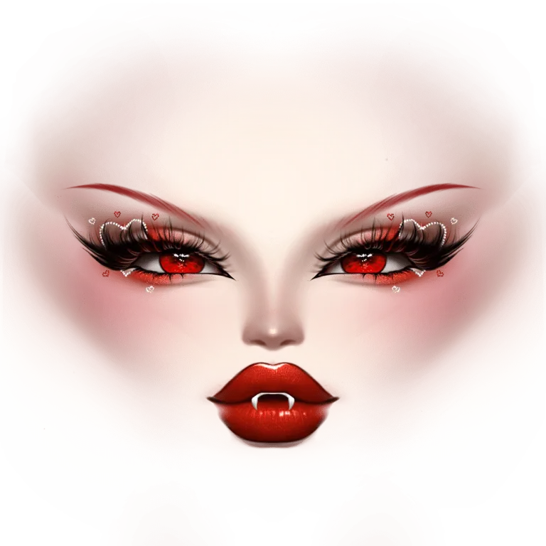 Romance Vampire Makeup