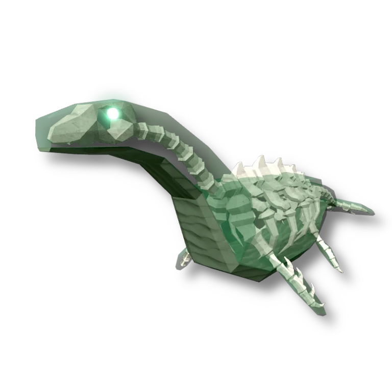 Skeletal Nessie in Fisch